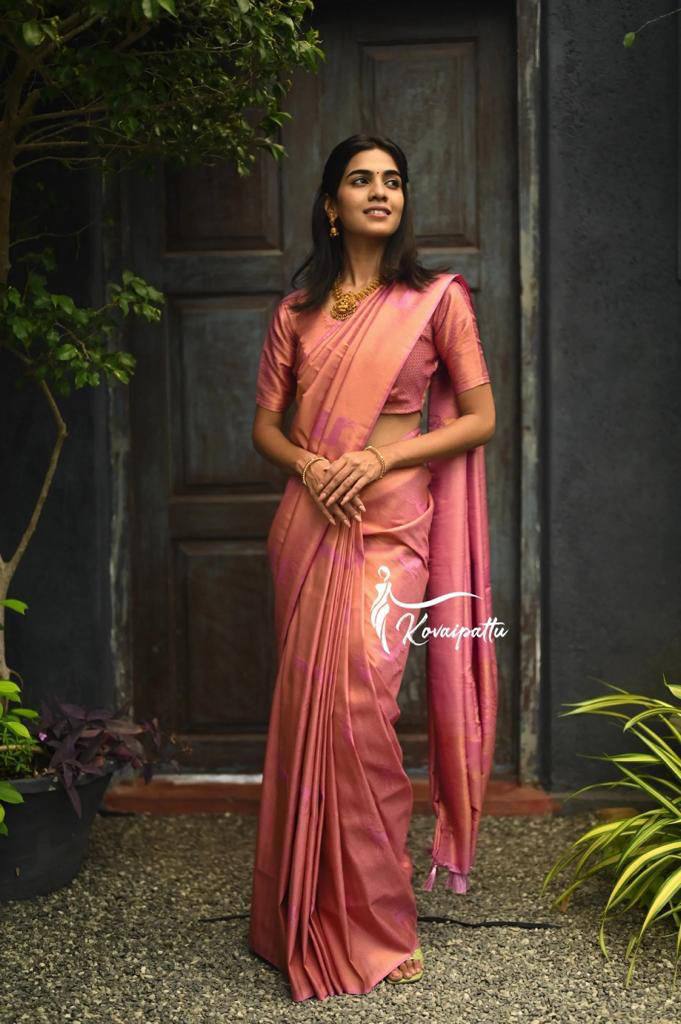Buy Onion Colour Saree for Women Online from India's Luxury Designers 2024